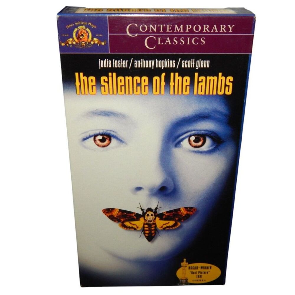THE SILENCE OF THE LAMBS vintage VHS in original paper case